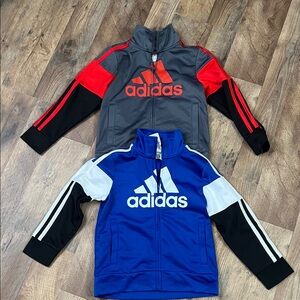 Adidas lot is 2 athletic jackets sz 4T